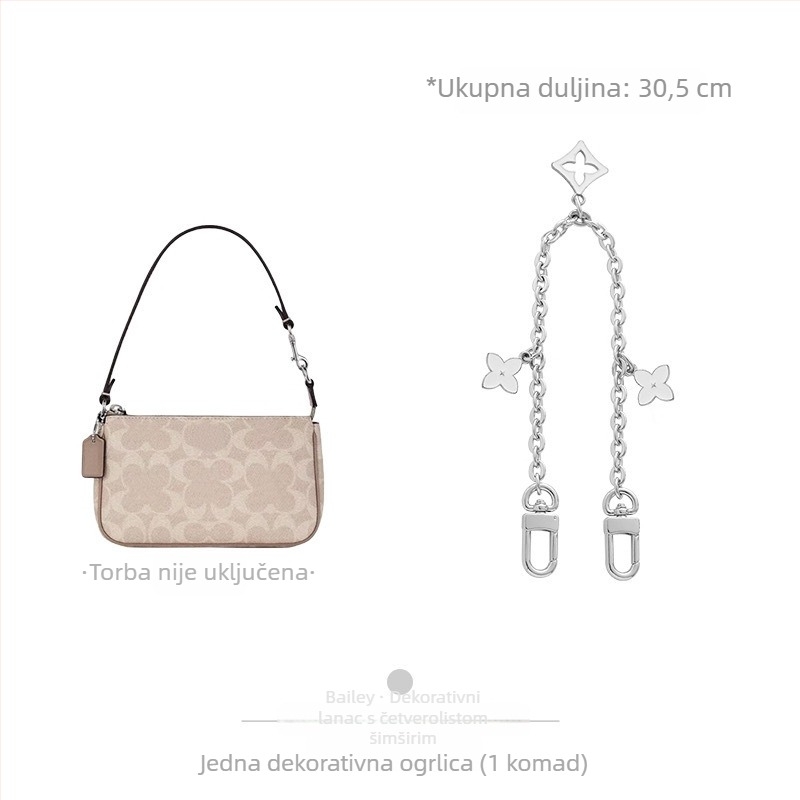 Lančana proširenja za torbu – legura, dodatak za kaiš na ramenu