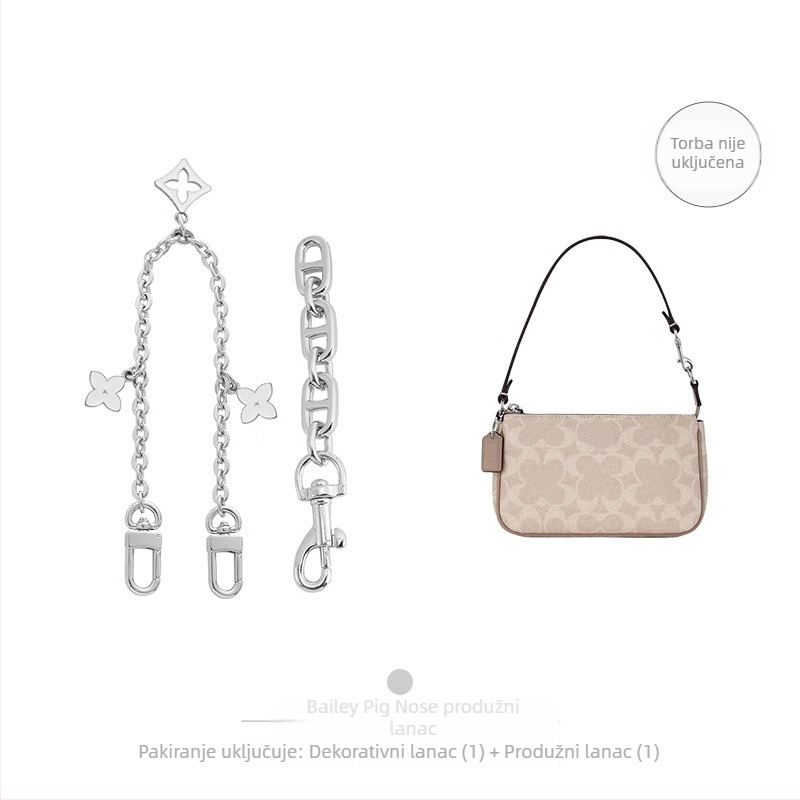 Lančana proširenja za torbu – legura, dodatak za kaiš na ramenu