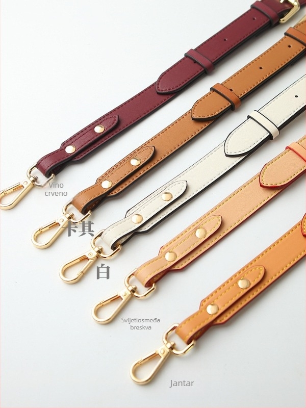 Remen za torbu/rameni, od mikrovlaknenog kože, olakšanje tereta, jednobojni uzorak, jesen 2024