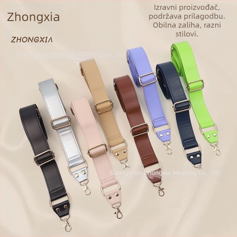 PU kožni kaiš za torbu, podesiva duljina, zamjenski kaiš za rame, široki