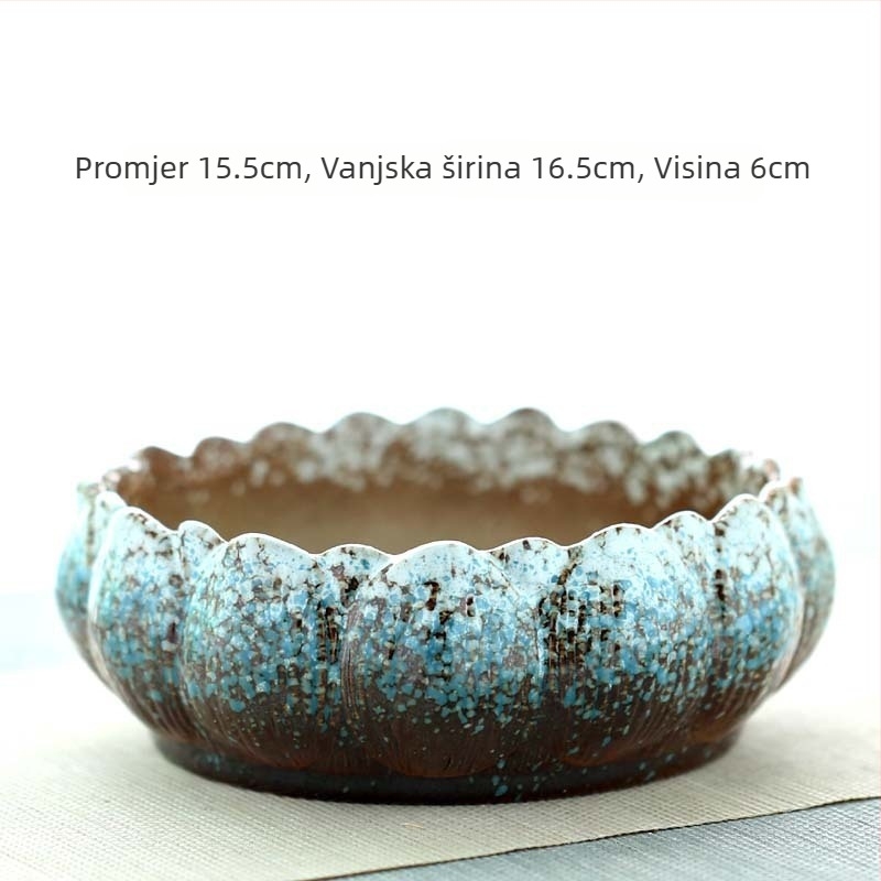 Keramička saksija za hidroponske biljke, podna, klasični stil, kućno vrtlarstvo