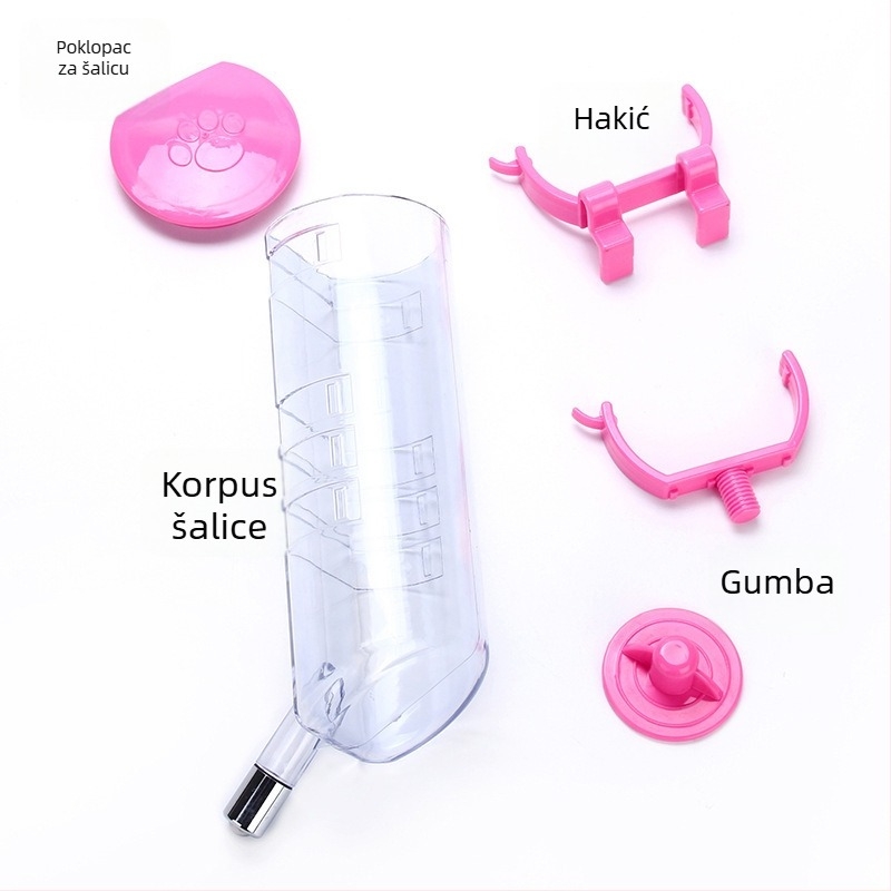 Automatska viseća posuda za vodu za kućne ljubimce — plastična, marka Dog overlord, za pse i mačke