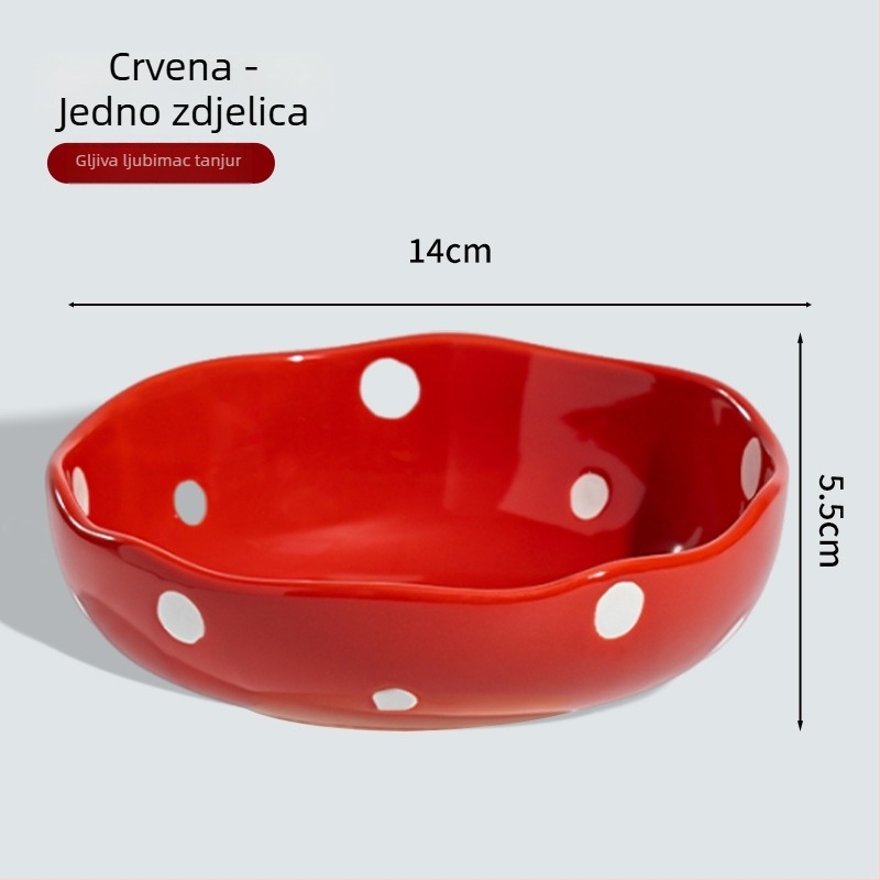 Keramička zdjela za mačke za hranu i vodu, s visokim nogama za stabilnost i nagnutim rubom za udobnost vrata – set od 2