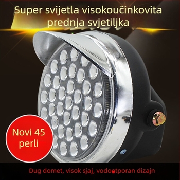 LED prednje svjetlo za električni tricikl – ultra sjajno LED svjetlo, prednje, kompatibilno s 12V/48V/60V