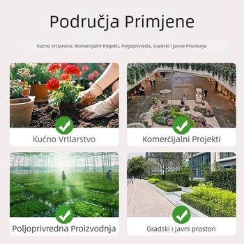 Plastična posuda za cvijeće, podni model, pogodna za ured i kućnu dekoraciju, prozračna, biološki razgradiva, otporna na koroziju