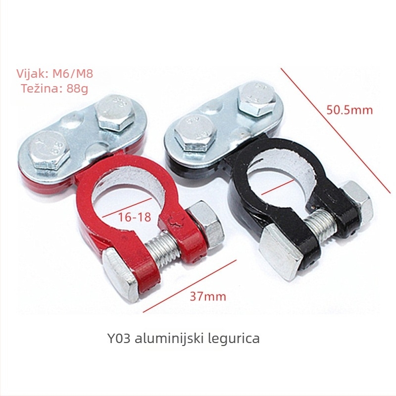 Baterijska terminalna svorka, od čistog bakra, model H2/y03/a3/c4/c3/d2/k1, marka Lin junwang