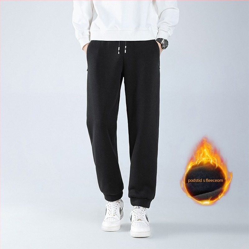 Muške casual sports hlače s labavim krojem, srednji pojas, vezanje na šnuru, jacquard tkanina, mikroelastičnost (labav kroj • srednji pojas • vezanje šnuru • jacquard • mikroelastičnost)