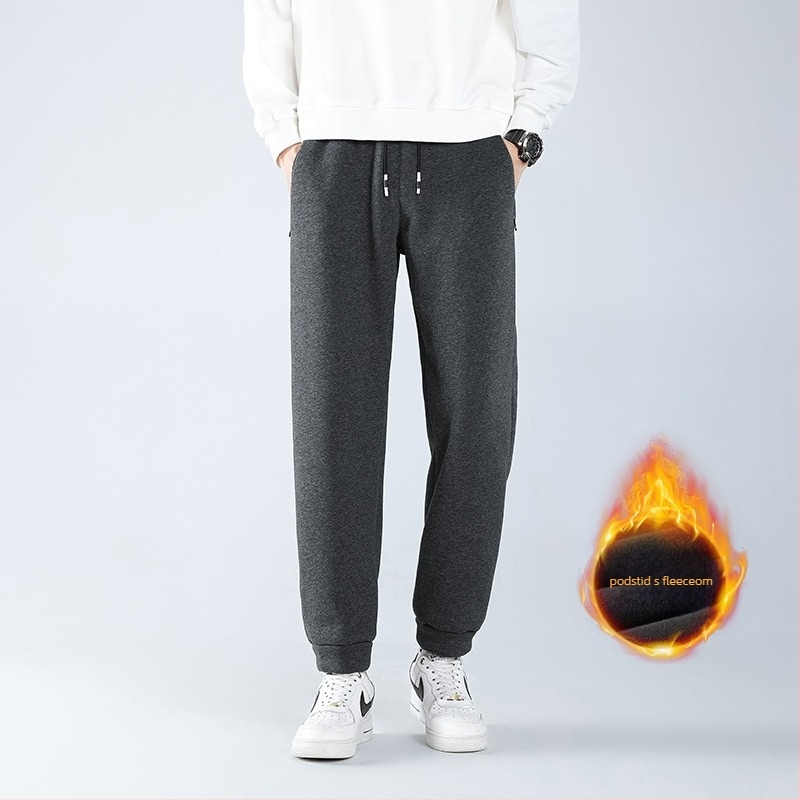 Muške casual sports hlače s labavim krojem, srednji pojas, vezanje na šnuru, jacquard tkanina, mikroelastičnost (labav kroj • srednji pojas • vezanje šnuru • jacquard • mikroelastičnost)
