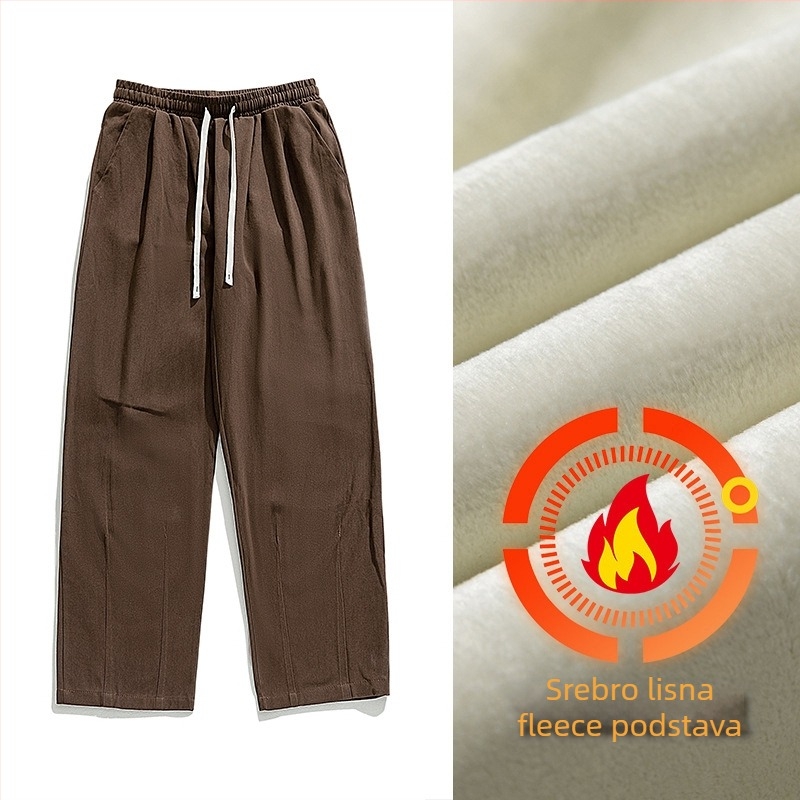 Casual hlače, 100% pamuk, srednja visina pojasa, straight kroj, dužina hlača, mikroelastičnost