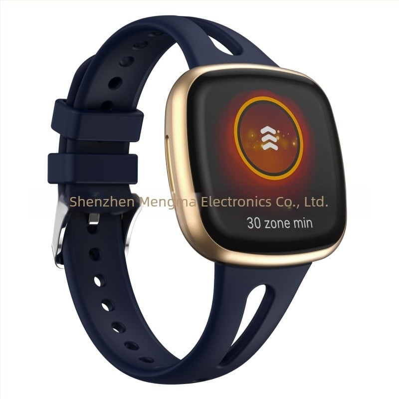 Silikonska narukvica za Fitbit Versa4, Versa3, Sense2 – Droplet Sport dizajn, kopča s pinom, 20 g