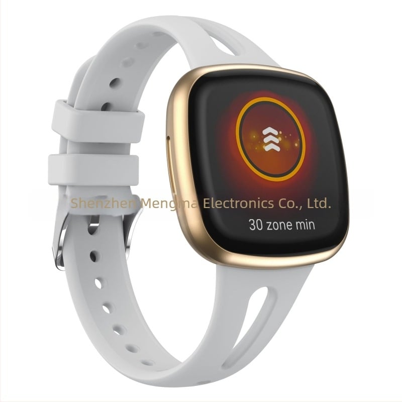 Silikonska narukvica za Fitbit Versa4, Versa3, Sense2 – Droplet Sport dizajn, kopča s pinom, 20 g