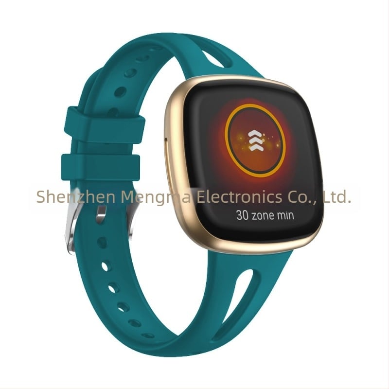 Silikonska narukvica za Fitbit Versa4, Versa3, Sense2 – Droplet Sport dizajn, kopča s pinom, 20 g