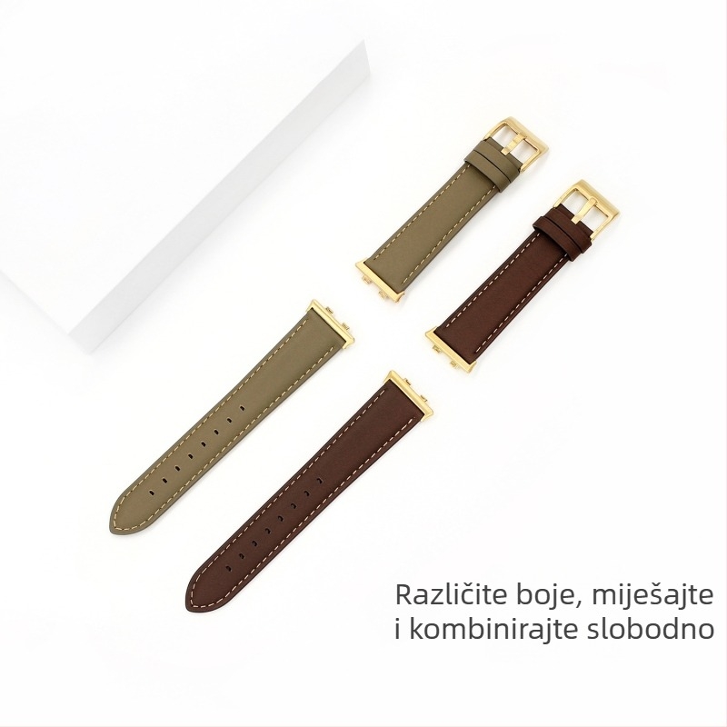 Kožni remen za Oppo Watch X Mini, Oppo Watch 3/SE i Oppo Watch 4 Pro — 18/20/22 mm sučelje, kopča s pinom, moderan stil