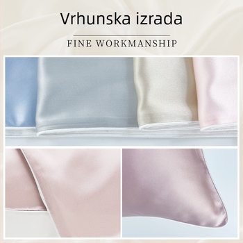 Jastučnica od Mulberry svile, 100% svila, satensko tkanje, 120 vlakana po inču, reaktivno bojanje