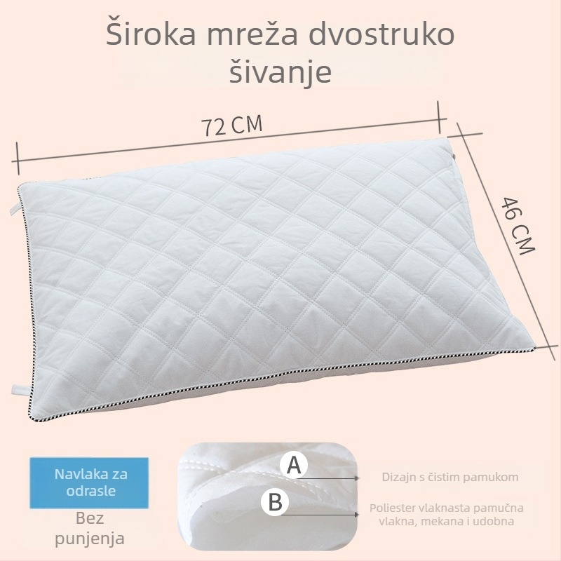 Jastučnica od Pima pamuka, džakard tkanje, poluaktivno ispisivanje i bojanje