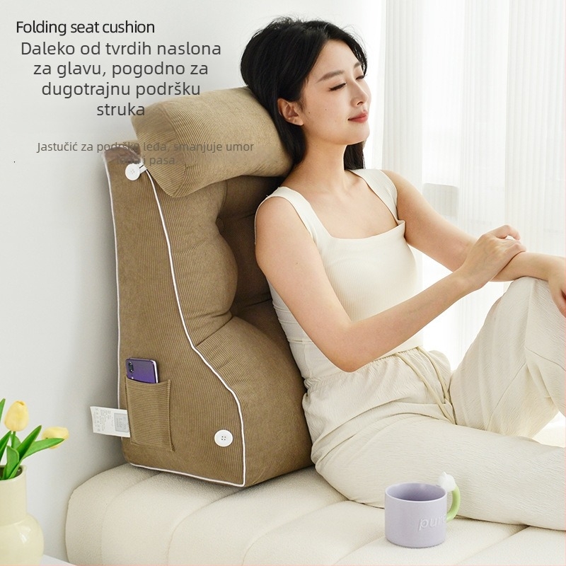 Jastuk za potporu struka i vrata, jastuk za čitanje, poluležeći naslon, za trudnoću