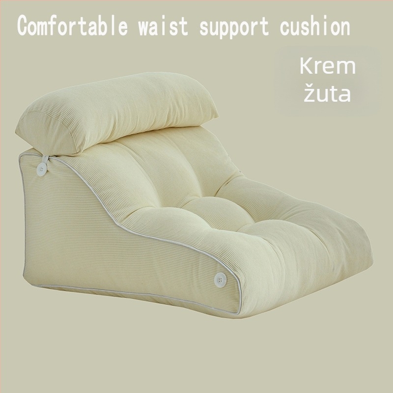Jastuk za potporu struka i vrata, jastuk za čitanje, poluležeći naslon, za trudnoću