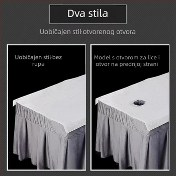 Jednokratna posteljina za salone ljepote, 100 kom., prozračan netkani materijal