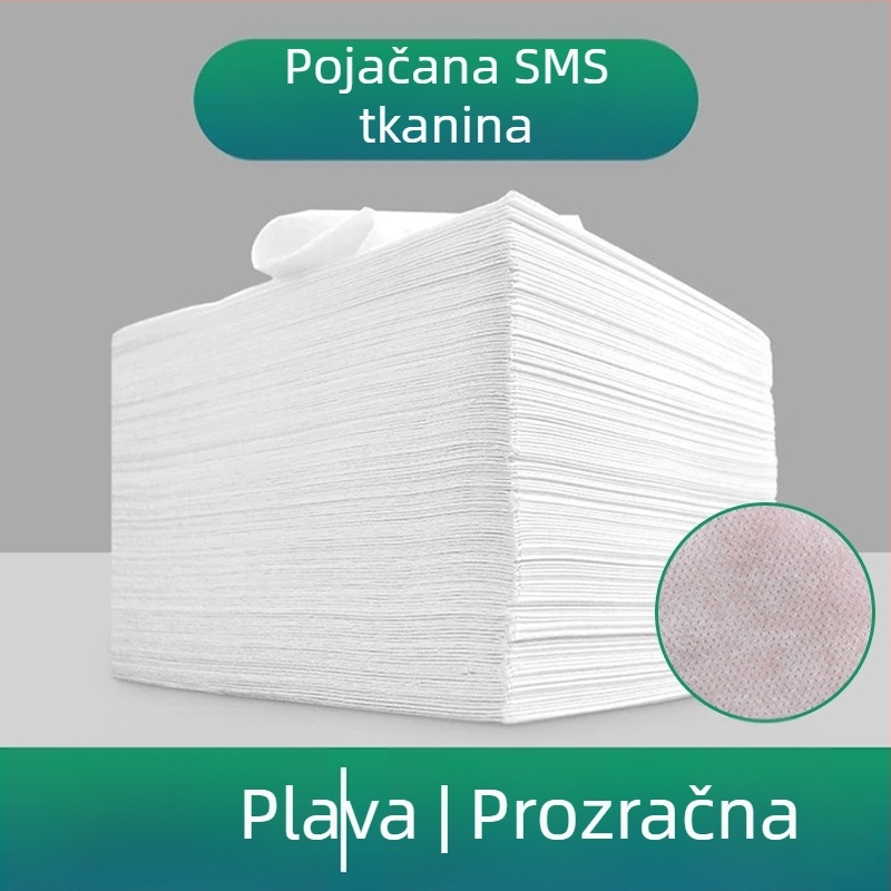 Jednokratna posteljina za salone ljepote, 100 kom., prozračan netkani materijal