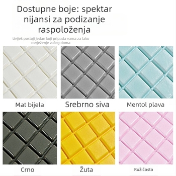 Naljepnica za zid za dnevni boravak i TV pozadinu – vodootporna, jednobojna, moderni minimalistički stil