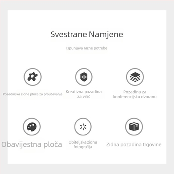 3D filc fotografska zidna pozadina – poliesterska, samoljepljiva, otporna na vlagu, protiv plijesni, za dnevni boravak