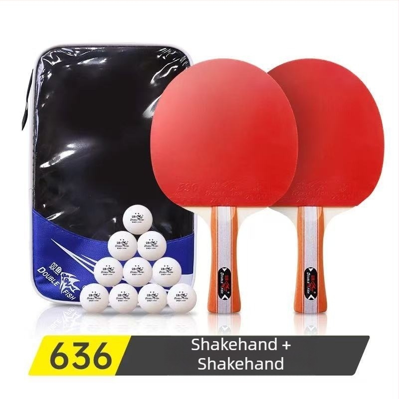 Pisces raketa za stolni tenis A026/A036, dvostrana anti-lepljiva guma, 126A/136A, za treniranje i igru