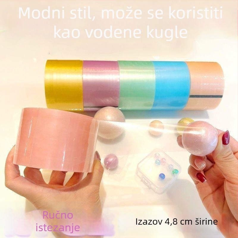 Dekompresivna traka s BOPP podlogom, debljina 50 μm, tiskano logo