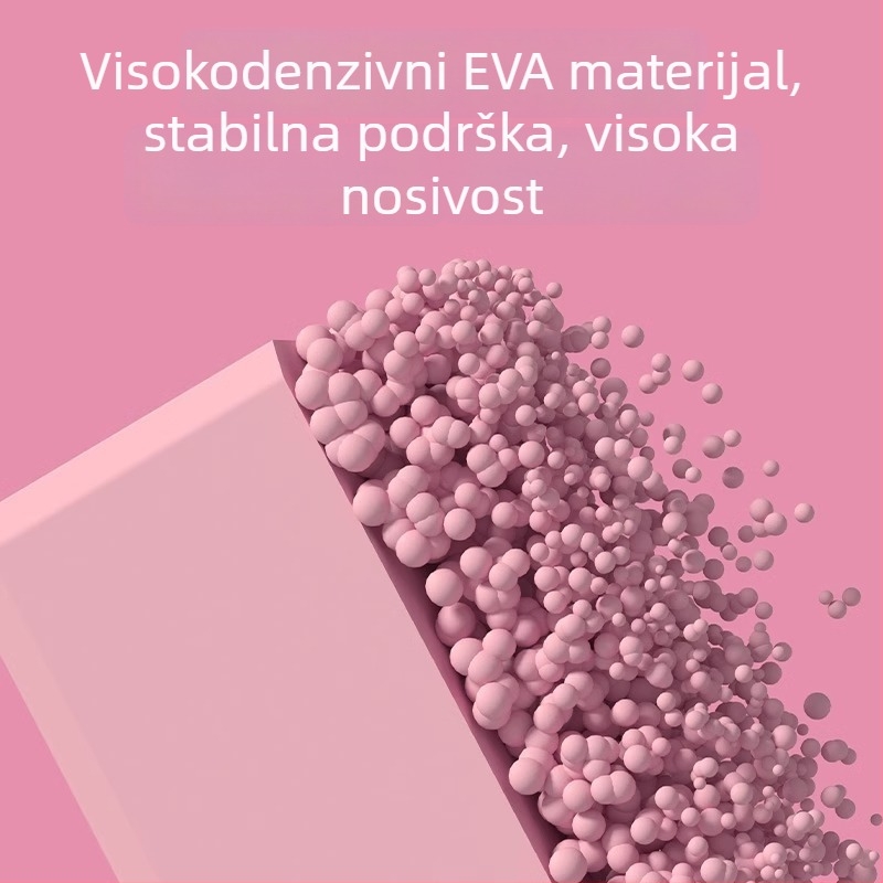 Blok za jogu – visoke gustoće pjena, protivklizni, za kućni fitness i ples za žene i djecu