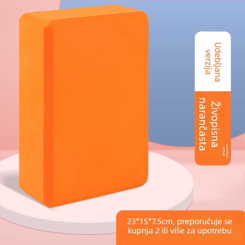 Blok za jogu – visoke gustoće pjena, protivklizni, za kućni fitness i ples za žene i djecu