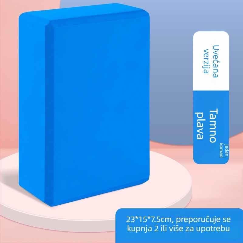 Blok za jogu – visoke gustoće pjena, protivklizni, za kućni fitness i ples za žene i djecu