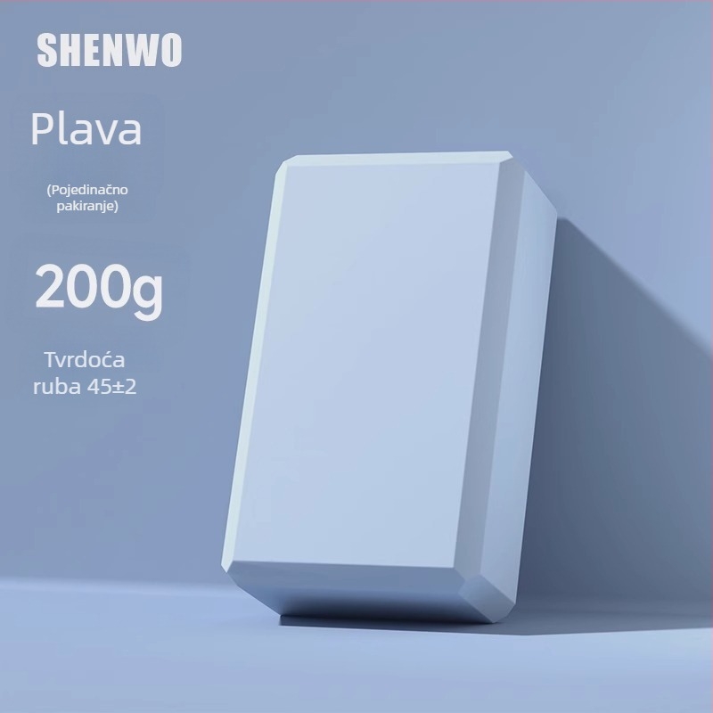 Blok za jogu – visoke gustoće pjena, protivklizni, za kućni fitness i ples za žene i djecu