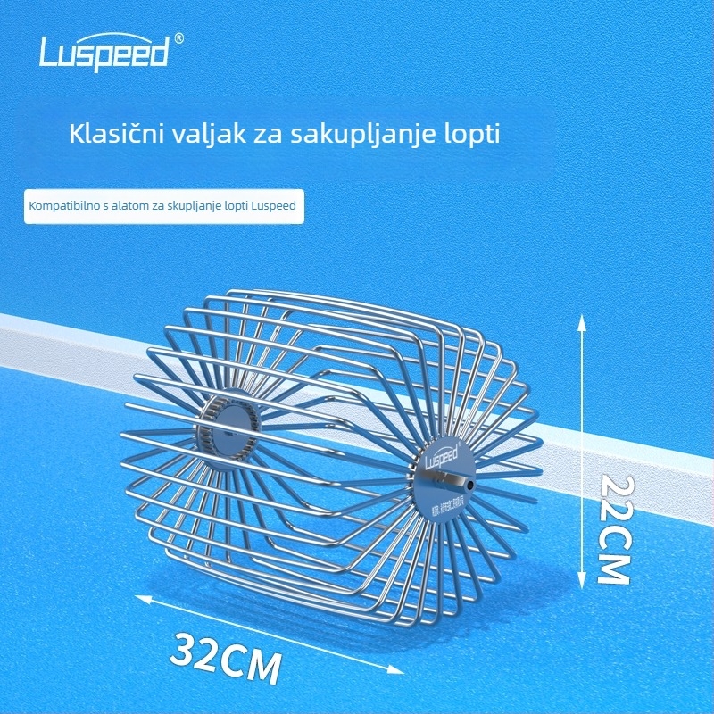 Lagan teleskop za skupljanje teniskih lopti s valjkom