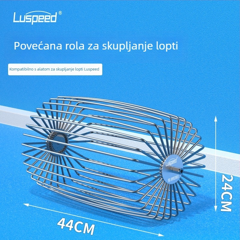 Lagan teleskop za skupljanje teniskih lopti s valjkom