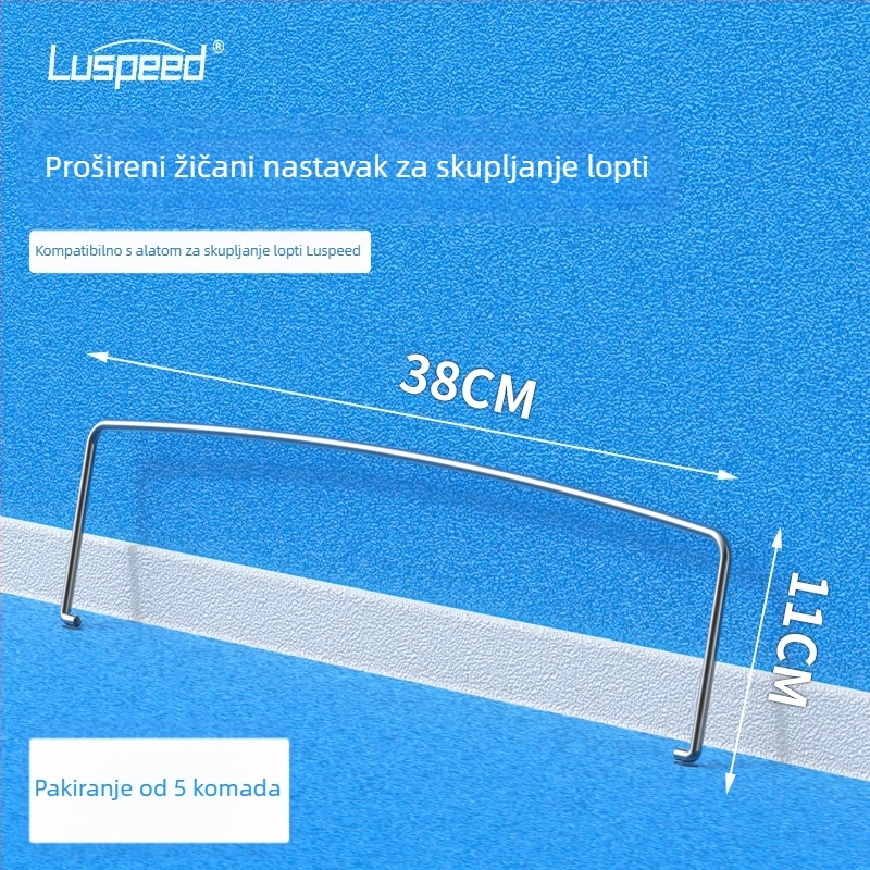 Lagan teleskop za skupljanje teniskih lopti s valjkom