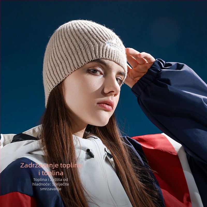 Vunena zimna kapa s kapuljačom za vanjske sportove, topla i otporna na vjetar, zaštita ušiju, unisex