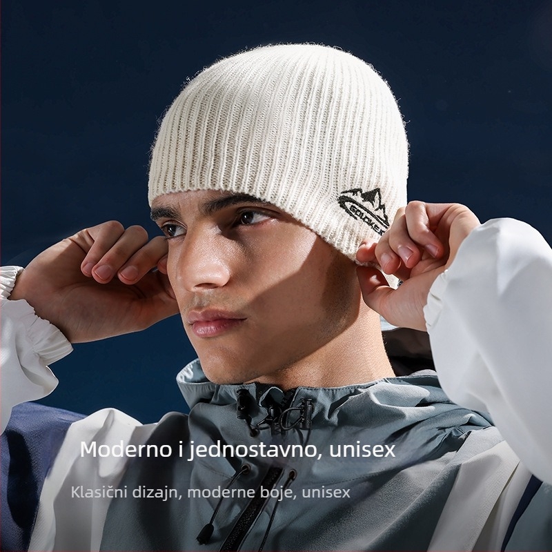 Vunena zimna kapa s kapuljačom za vanjske sportove, topla i otporna na vjetar, zaštita ušiju, unisex