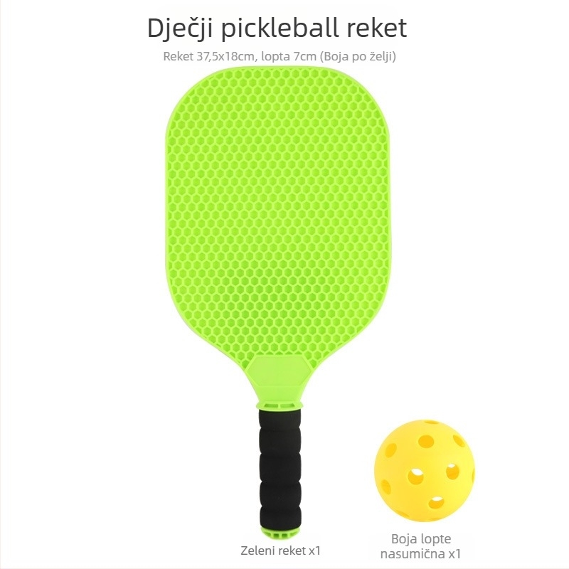 Pickleball reketa za obiteljsku igru na otvorenom (Materijal: plastika; Težina: 25 g; Marka: Happy Star Bear)