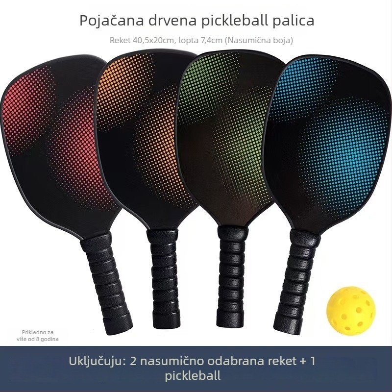 Pickleball reketa za obiteljsku igru na otvorenom (Materijal: plastika; Težina: 25 g; Marka: Happy Star Bear)