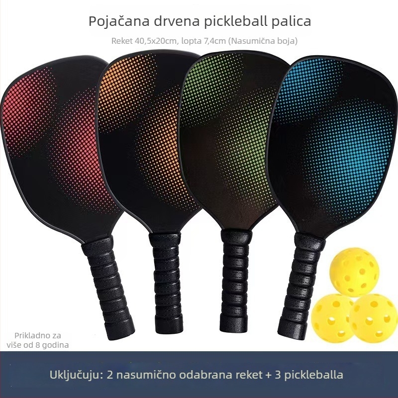 Pickleball reketa za obiteljsku igru na otvorenom (Materijal: plastika; Težina: 25 g; Marka: Happy Star Bear)