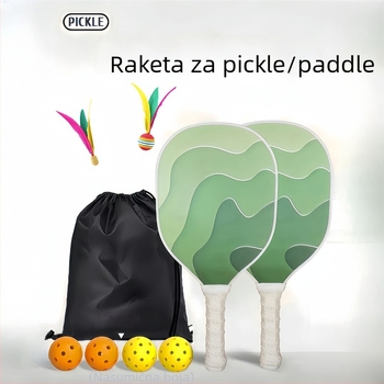 Xili drveni pickleball reket, 220 g