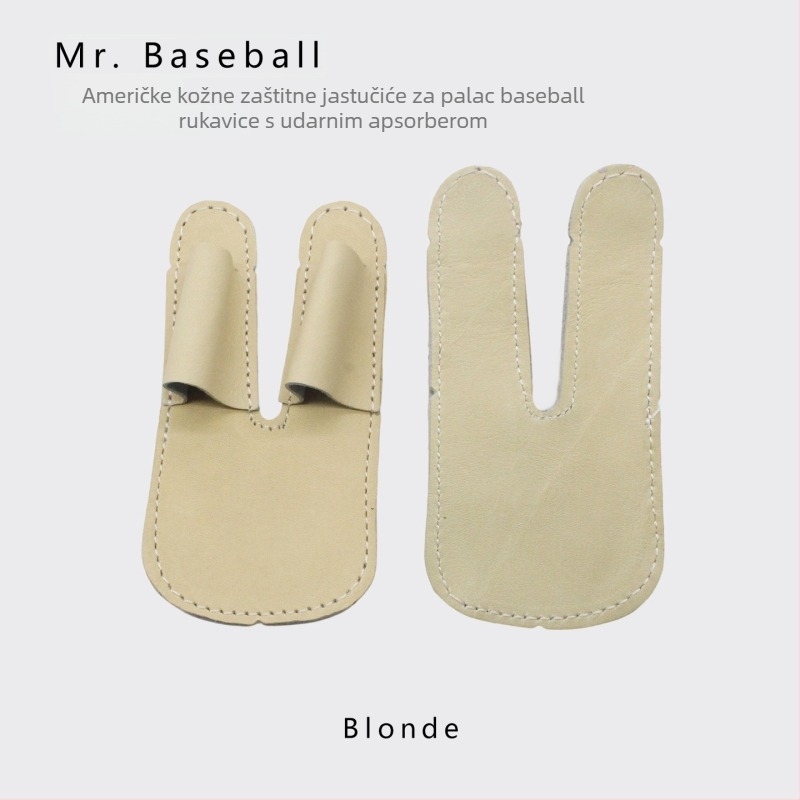 Zaštitni prsten za rukavice za baseball, koža bivola, s logom, prilagodljivo, pogodna za baseball i softball