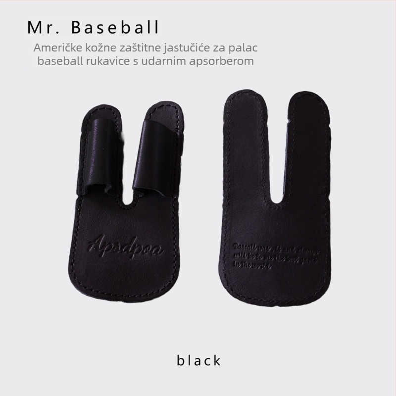 Zaštitni prsten za rukavice za baseball, koža bivola, s logom, prilagodljivo, pogodna za baseball i softball