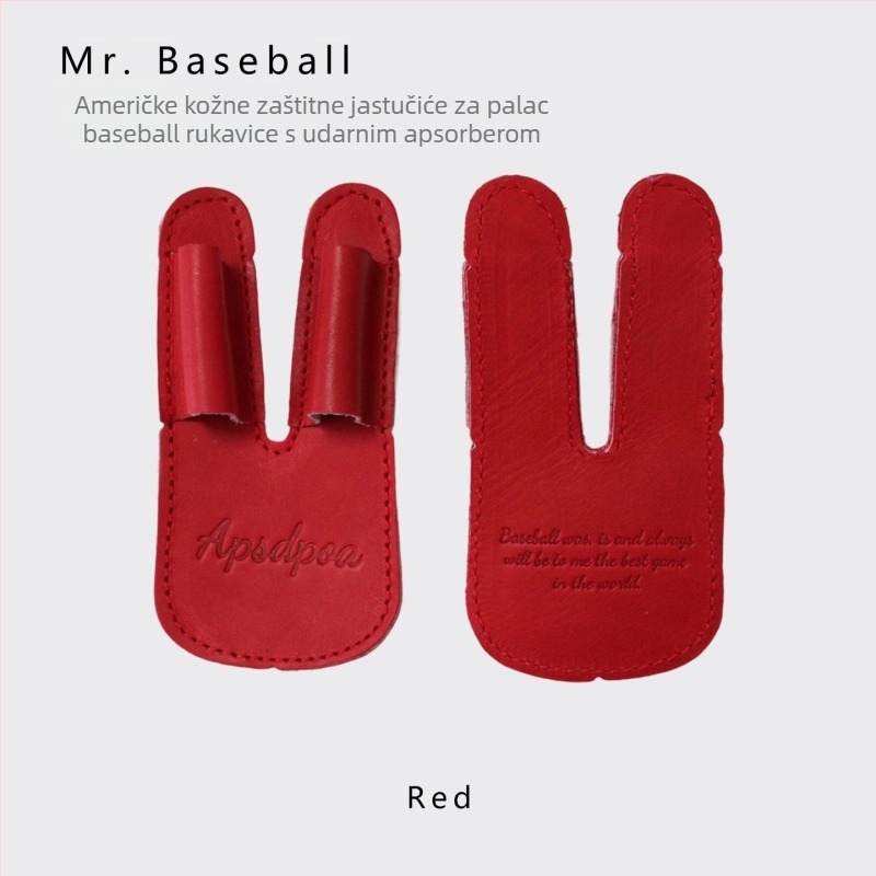 Zaštitni prsten za rukavice za baseball, koža bivola, s logom, prilagodljivo, pogodna za baseball i softball