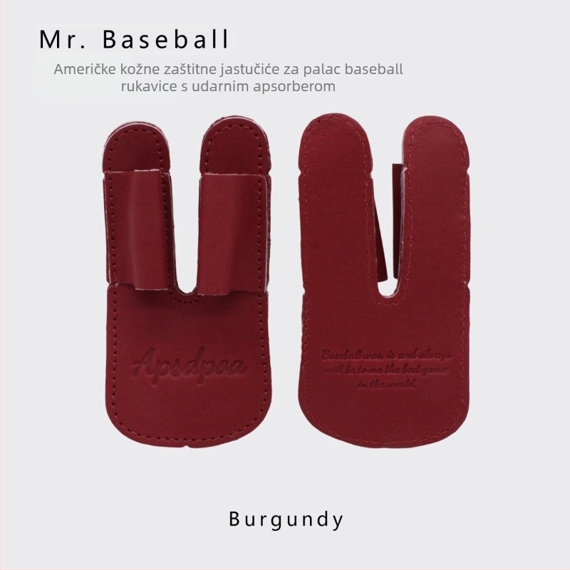 Zaštitni prsten za rukavice za baseball, koža bivola, s logom, prilagodljivo, pogodna za baseball i softball