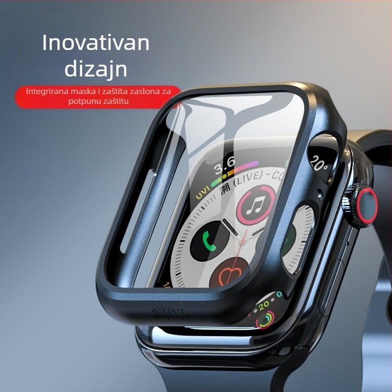 Zaštitna futrola za pametni sat iWatch S10 s kaljenim staklom — PC materijal, 2-in-1 dizajn, 360° zaštita