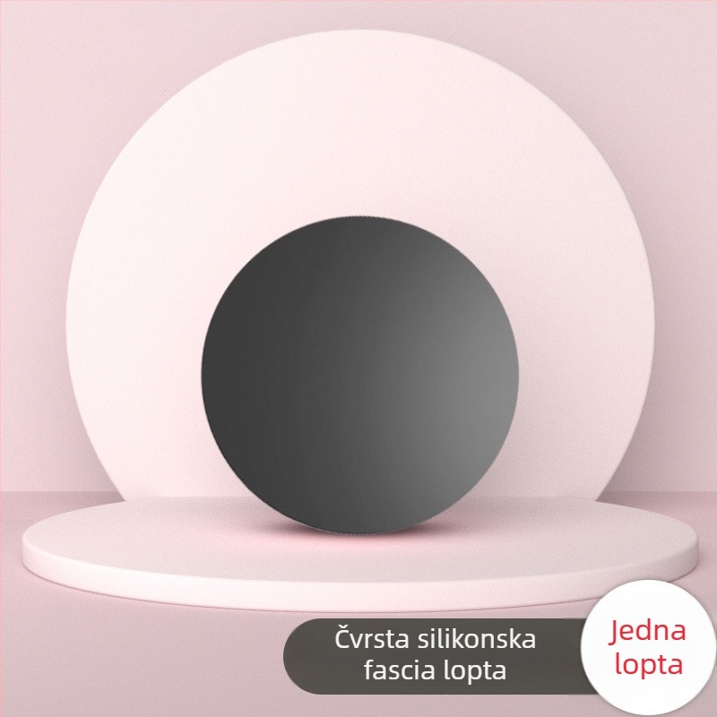 Miofascijalna masažna lopta - silikon, ne napuhuje se, za ramena, vrat, noge i leđa