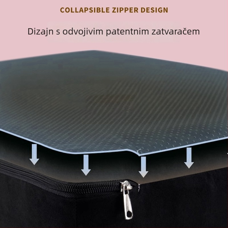 Pasje stepenice uz krevet – velur, uklonjive i perive, rampa za kućne ljubimce