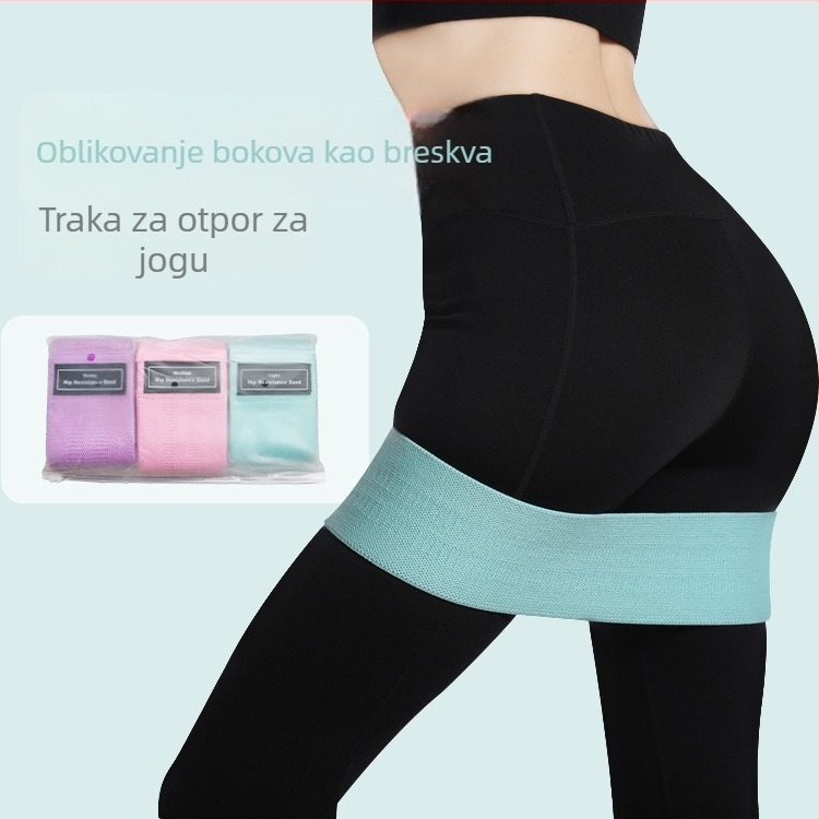 Proširna traka za trening bokova - ABS joga uže za unutarnji fitness i masažu