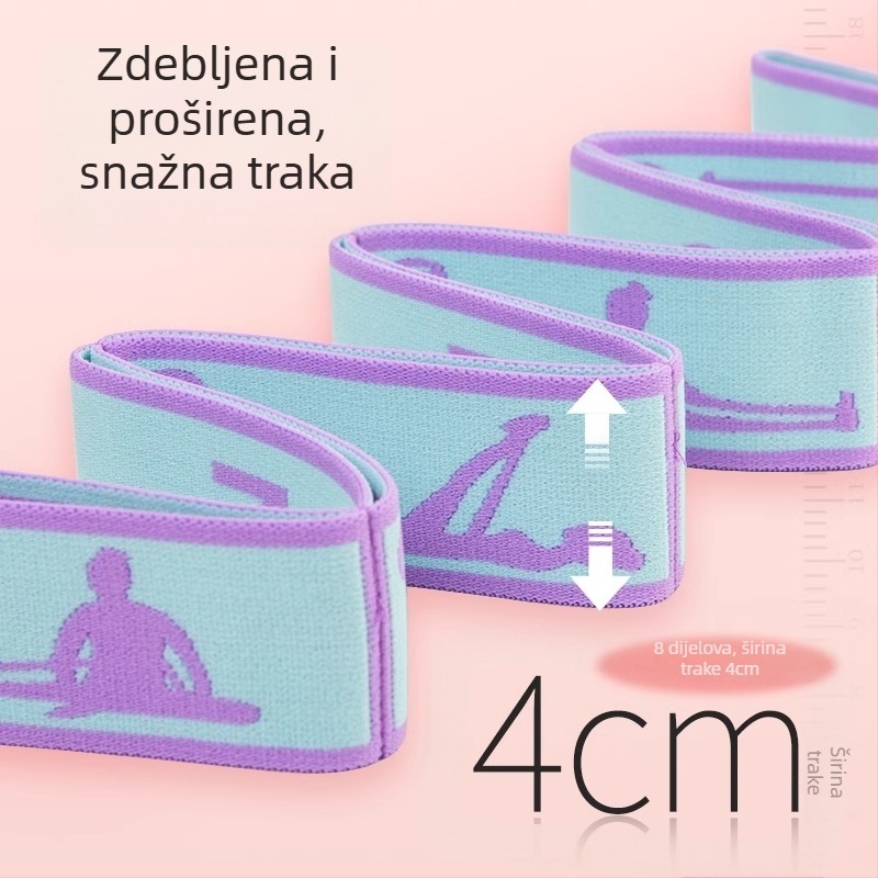 Otpornostni pojas – elastični pojas za rehabilitaciju, jačanje mišića nogu i vježbe za djecu i starije osobe