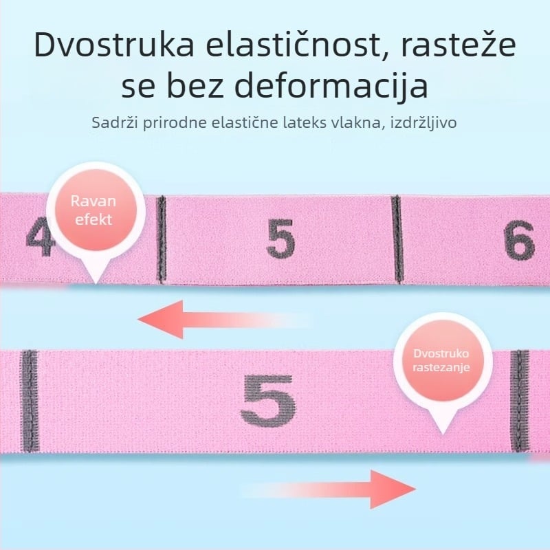 Otpornostni pojas – elastični pojas za rehabilitaciju, jačanje mišića nogu i vježbe za djecu i starije osobe